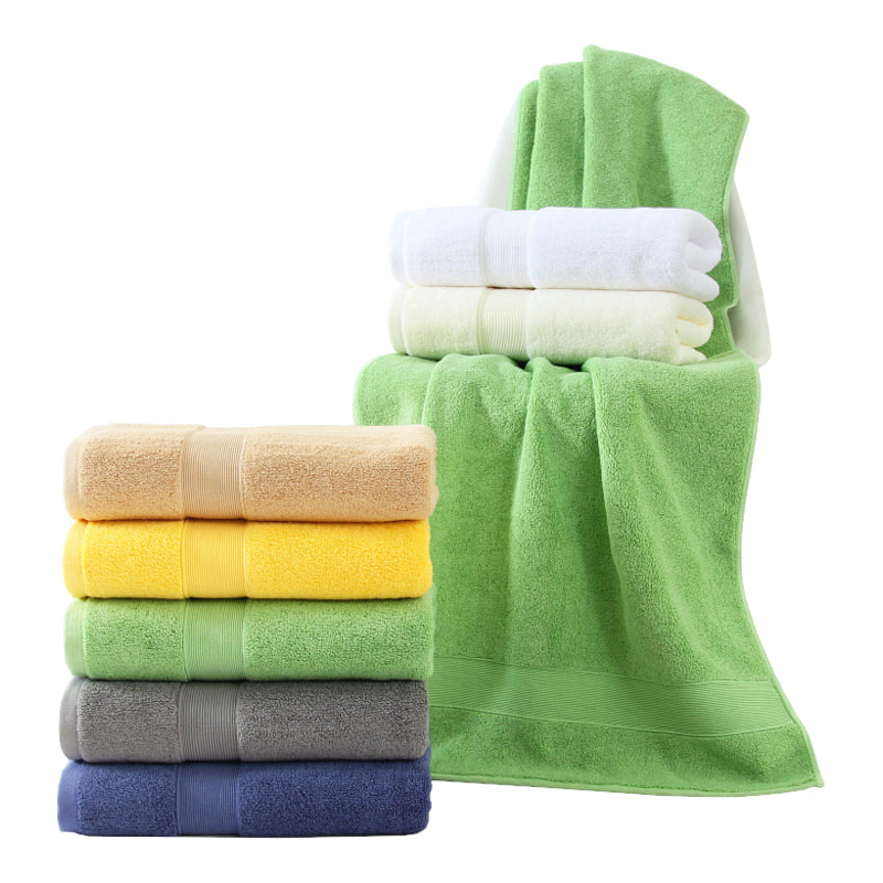 Ang pakyawan na luho na mga towel ng paliguan na nakatakda na may logo