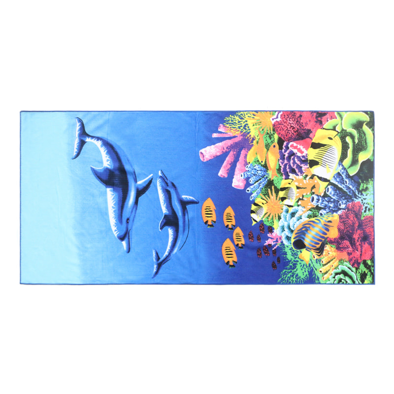 Sublimation microfiber bath towels