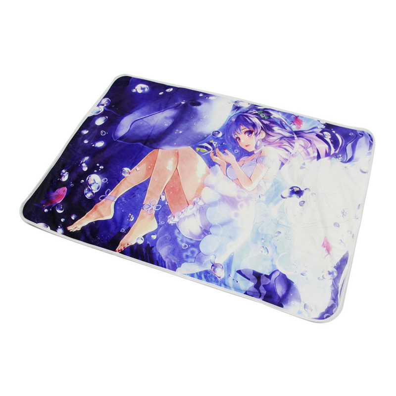 Pasadyang kristal na velvet sublimation na naka -print na kumot