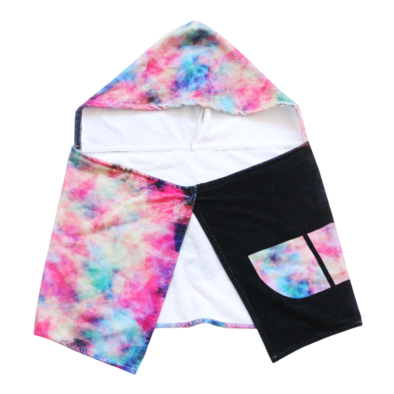 Cotton digital print cape para sa may sapat na gulang
